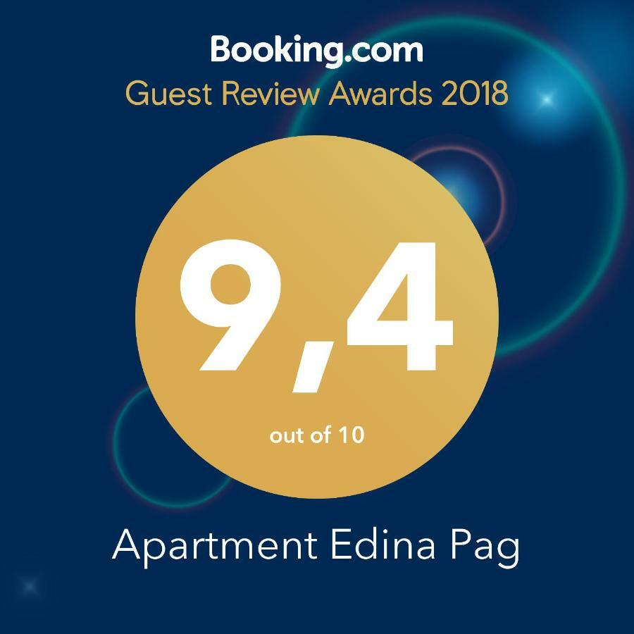 Apartment Edina Pag Đảo Pag Ngoại thất bức ảnh